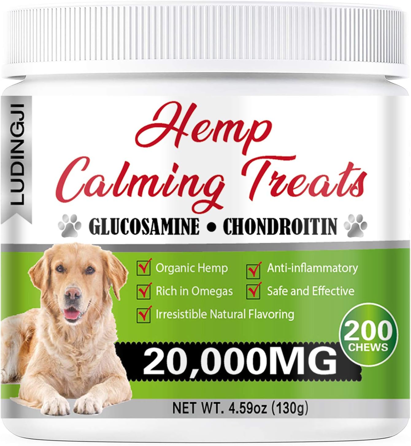 Hemp Calming Treats for Dogs Helps with Dog