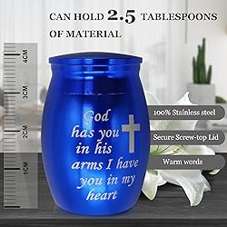 Small Urns for Ashes Keepsake Comes with Heart Box
