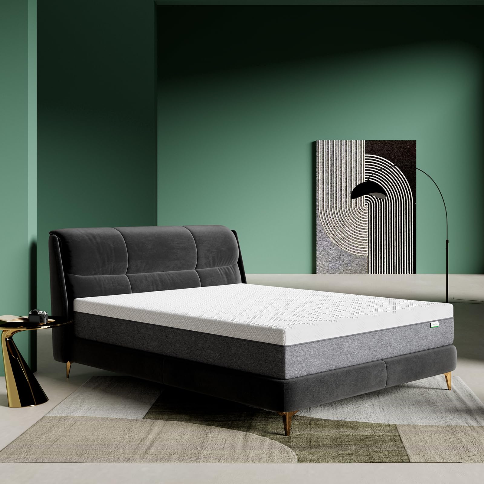 Photo 1 of Novilla Queen Mattress, 12 Inch Gel Memory Foam Queen Size Mattress in a Box for Pressure Relief & Cool Night Sleep, Soft Queen Mattress in a Box, Bliss