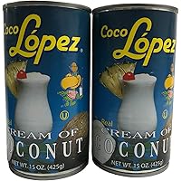 Cream of Coconut Coco Lopez Set of 2 Can