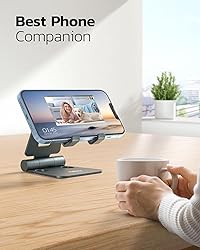 Nulaxy Dual Folding Cell Phone Stand, Fully