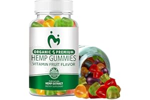 MOSRAY Hemp Gummies Extra Strength1 Pack -High Potency Pure Organic Hеmp Oil Infused Gummy- for Pain, Sleep, Peace & Relaxation, Vegan, Non-GMO