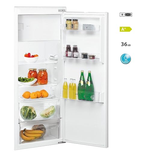 IGNIS ARL 8160 A+ Einbau-Kühlschrank mit Gefrierfach/140 cm Höhe/218 kWh/Jahr/Gesamtnutzinhalt 187 Liter/Gefrierteil 31 Liter