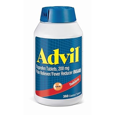 Advil Pain Reliever/Fever Reducer, 200mg Ibuprofen (720-Count Coated Tablets )