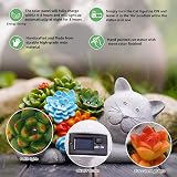 Goodeco Solar Garden Cat Statue 23cm Waterproof Resin with 6 LED Lights view 5