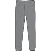 Nautica Boys Basic Fleece Jogger Sweatpants, Elastic Waistband with Drawstring Closure, Super Soft Cotton-Blend