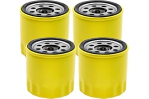 SYOWADA 4 Pcs 52 050 02-S Oil Filter Kit, Robust Lawn Mower Oil Filter, Replacement for Kohler CH11 CH13 CH14 CH730 CH740 CV1