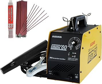 Amazon スズキッド 直流インバーター溶接機 アイマックス60 低電圧溶接棒1 6f 500g付セット 単相100v専用 電気溶接機