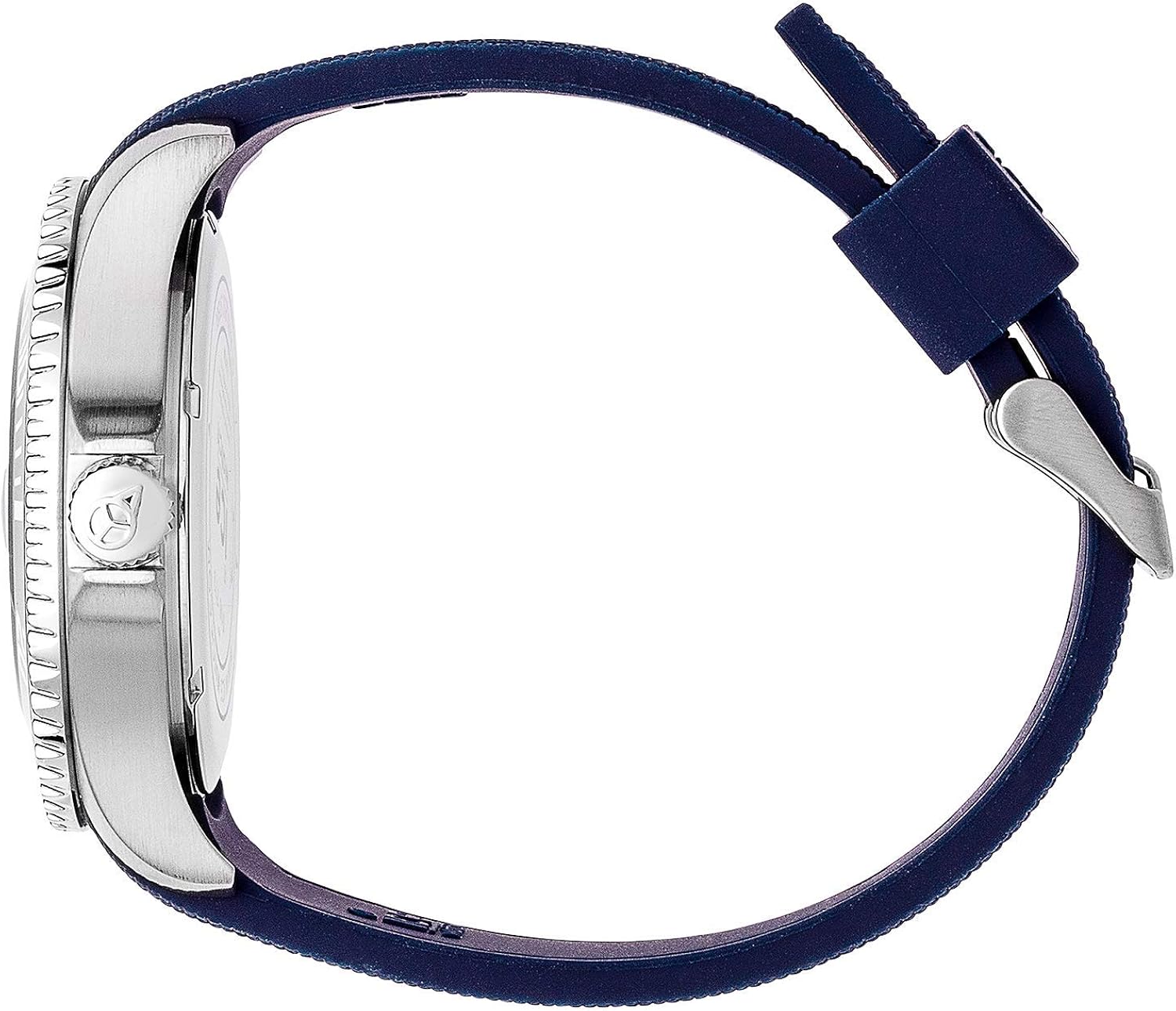 Amazon Com Ice Watch Ice Steel Large White Blue Rubber Strap Men S Watch Ice Watch Watches