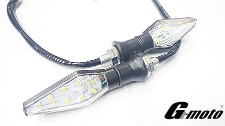 Amazon Z1 33 Ledウインカー アクセサリーポジション機能付き Cbr125r Cbr250r Cbr250rr Cbr400r Cbr600rr Cbr900rr Cbr929rr Cbr954rr Cbr1000rr Cbr1100xx ゼルビス Vfr400r Vfr800f Vfr10f Rvf400r Rvf1000 汎用 外装 ビキニカウル アッパーカウル テール 等に