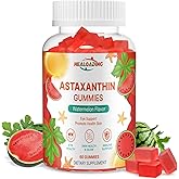 HEALOADING Astaxanthin 12mg Supplements Gummies: Antioxidant Supplement to Support Eye, Skin, Joint & Immune System Health Non-GMO & Gluten-Free (60 Gummies)