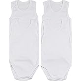 ToBeInStyle Baby Boys' 4 Pack Tank Top One-Piece Bodysuit