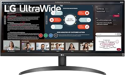 LG 29" UltraWide Monitor 29WP500 2560x1080 IPS 75Hz HDR10 AMD FreeSync HDMI