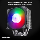 Phanteks POLAR ST4-120 D-RGB CPU Cooler 120mm Fan Addressable RGB view 4