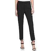 DKNY Womens Foundation Cropped Slim Dress Pants