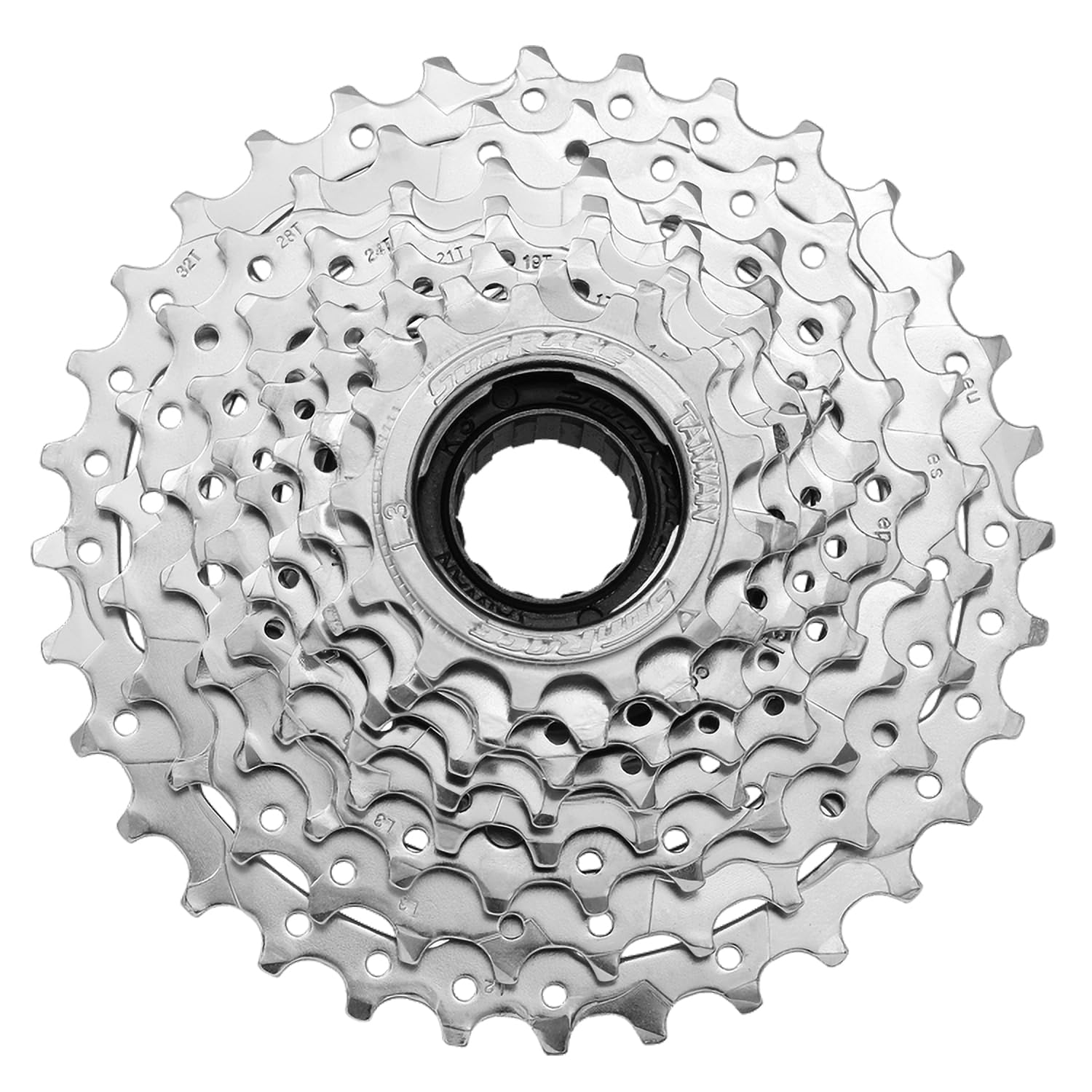 SunRace E60 E-Bike 8-Speed Freewheel, Silver, 13-28T