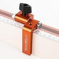 O'SKOOL 2-1/4 Inch T-Track Adjustable Fence Flip Stop Repeater with Indexing Cursor