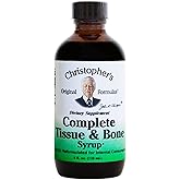 Christopher's Original Formulas Complete Tissue and Bone Syrup – Traditional Herbal Blend to Support Bones, Tissue & Cartilage, Liquid Botanical Formula, 4 oz
