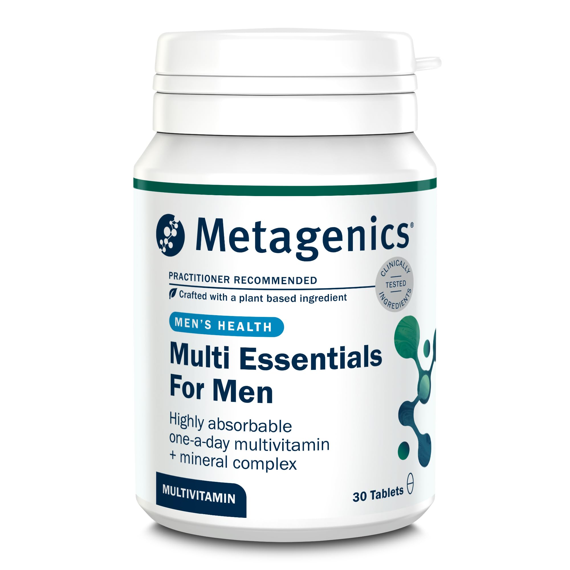 Metagenics Multi Essentials for Men Multivitamin - 27 Vitamins & Minerals for Men - Vegetarian and Vegan - 30 Tablets