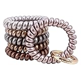 BIHRTC 6 Color Wrist Key Chain Stretch Wristband