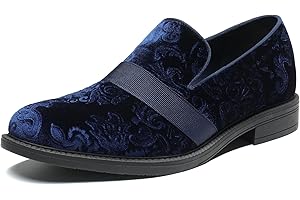 Bruno Marc Men's Dress Tuxedo Shoe Slip-on Classic Patent Leather Loafers