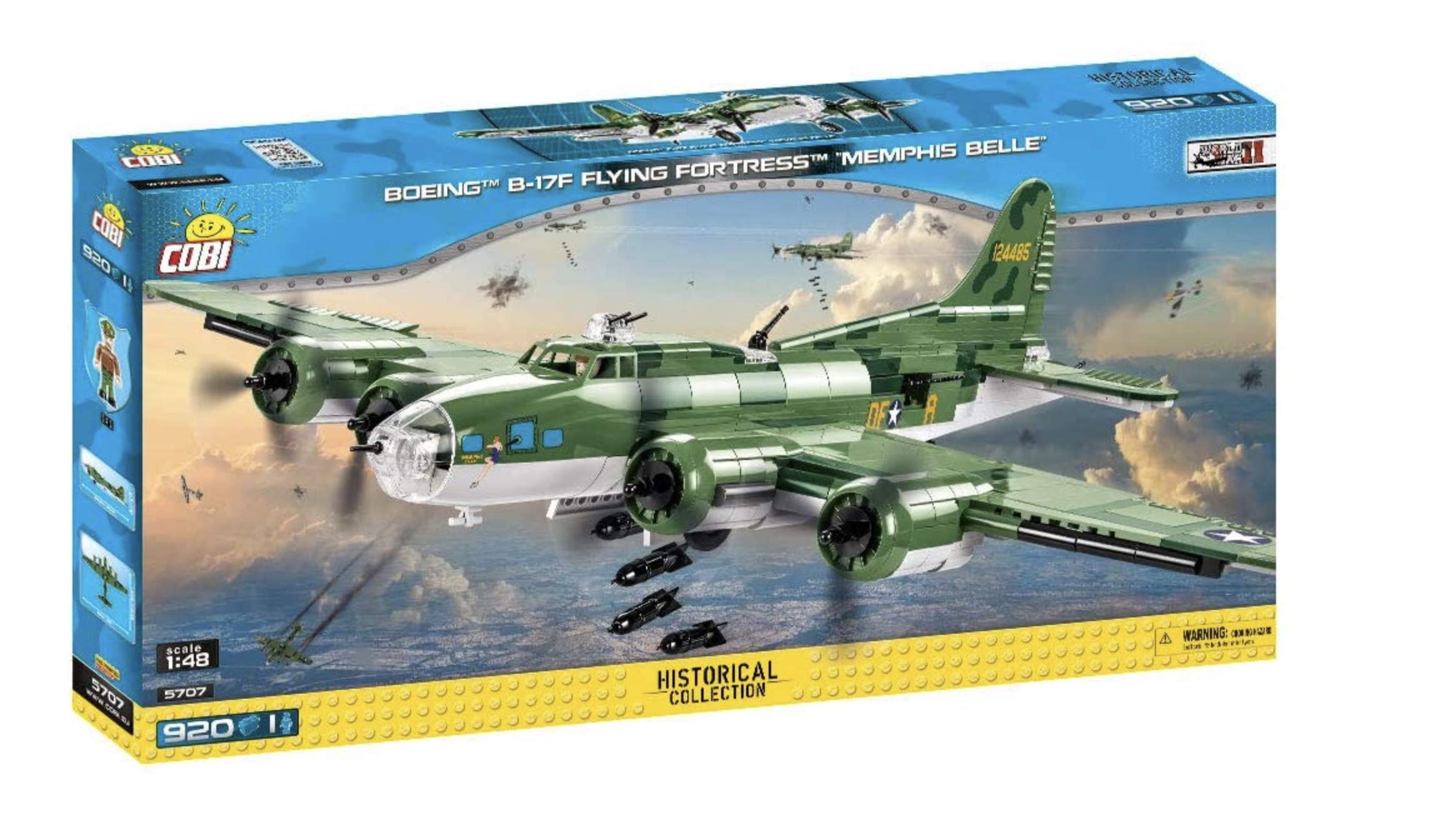 q4you 5707 Historical Collection B17 Flying Fortress Memphis Belle
