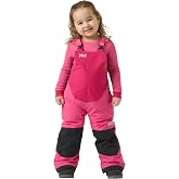 Helly Hansen Kids Ski-Snowboard Pants | Insulated snow bib pants with PrimaLoft Black 100g, HELLY TECH Performance and reinforced fabric for winter protection