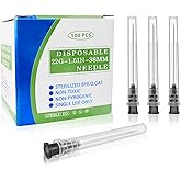 100 Pack 22 Gauge 1.5in Lab Accessories,Individually Sealed Supplies