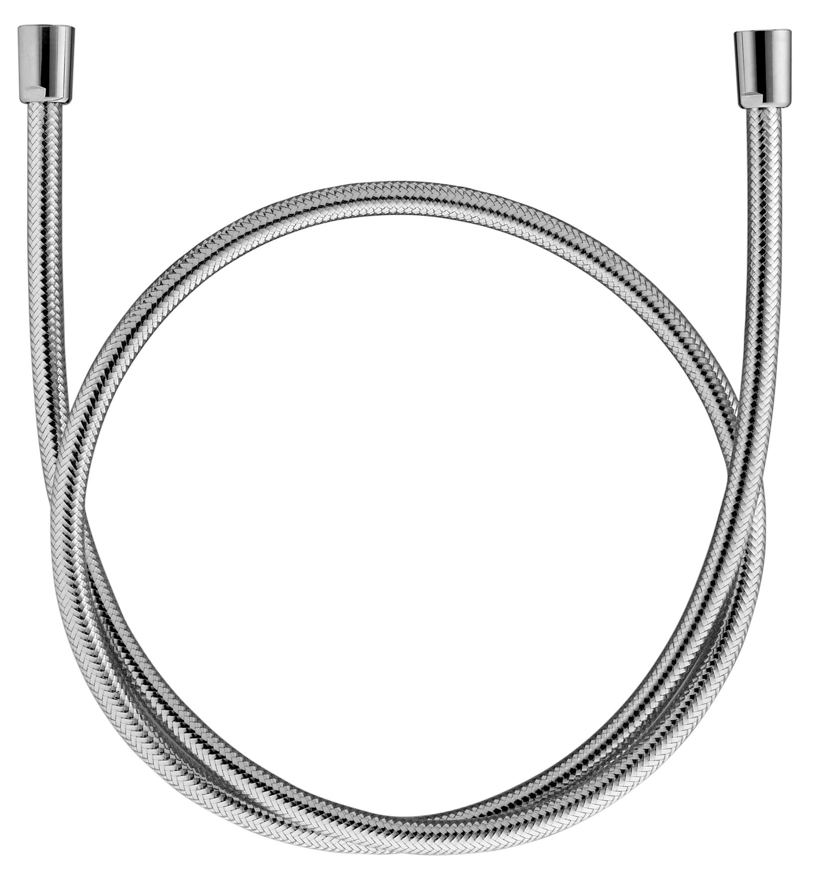 Hansa Hansajet Shower Hose Chrome-Plated, Fabric Optics 1600 mm