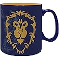 ABYSTYLE World of Warcraft Alliance Ceramic Coffee Tea Mug Holds 16 Oz. Video Game Action Home & Kitchen Drinkware Merch Gift