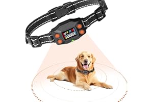 BSEMAX Wireless Dog Fence System, Smart Electric Dog Fence Collar with 3 Working Modes and Memory Function, Waterproof & Rechargeable Pet Containment System, Radius Up to 25-999 Yards, Outdoor Use Only