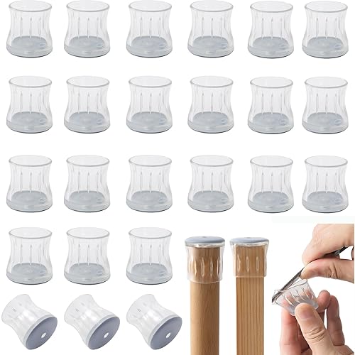 Furnigear Chair Leg Floor Protectors Furniture Sliders Silicone