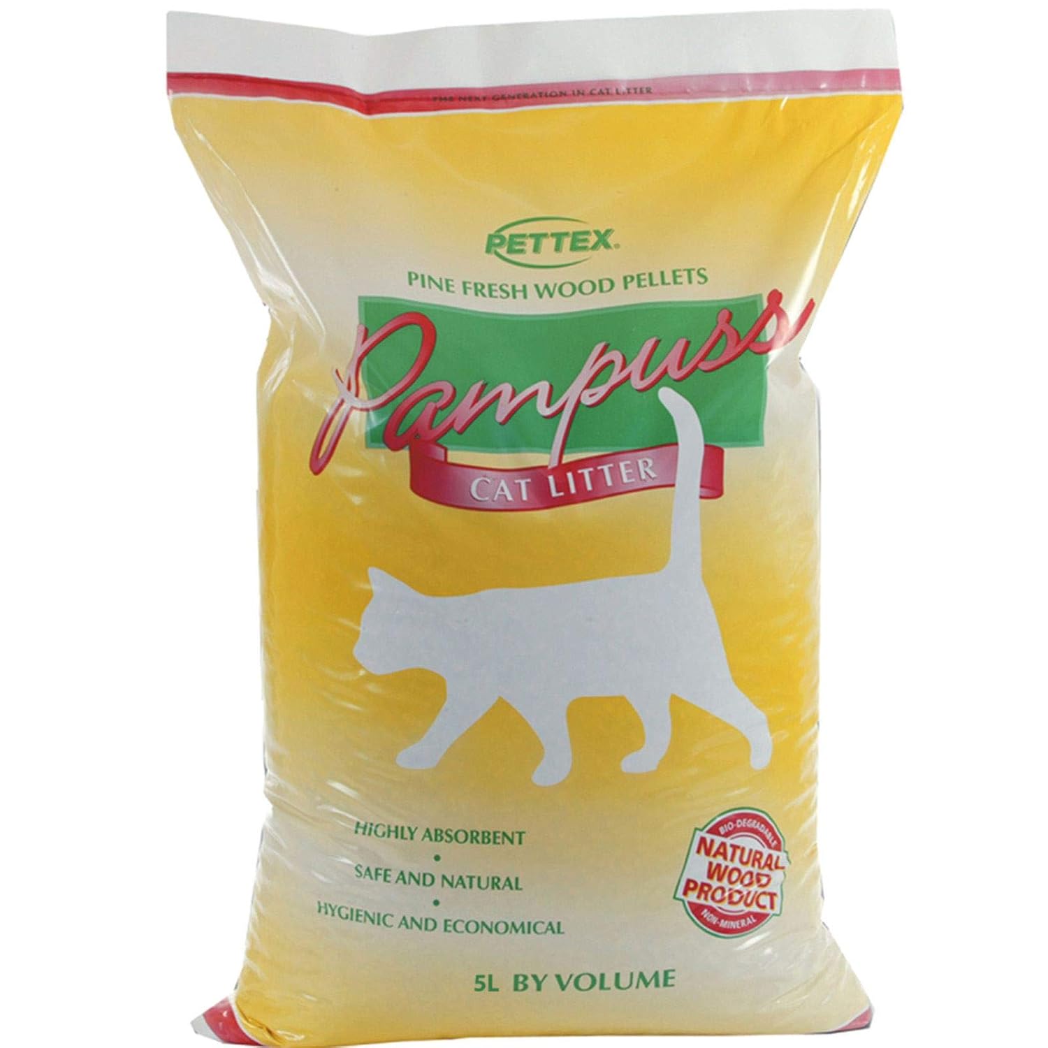 Ultra Hygenic Absorbent Cat Kitten Litter 5 Litre Fresh Pine Wood Pellets Amazon.co.uk Pet