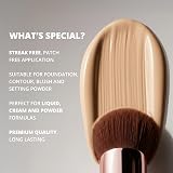 Lamora Make Up Brush Foundation Kabuki Flat Top Premium Synthetic Bristles view 7