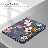 FINTIE iPad 11 11 Inch 10 10.9 Inch Case Stand Pencil Holder Sleep Wake Hibiscus view 5