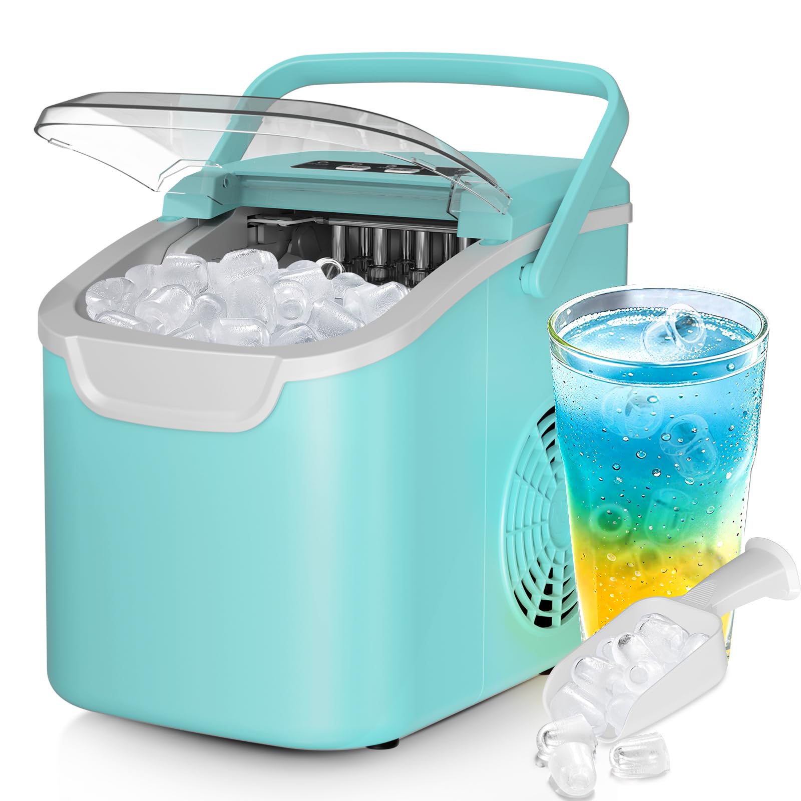 Countertop Ice Maker – 8 Bullet Ice
