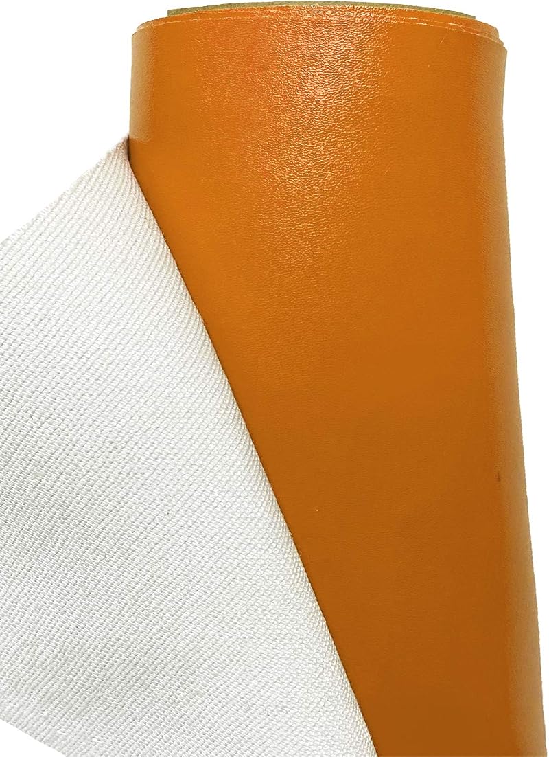 A-Express Faux Leather Fabric 200cm x 140cm Tan Waterproof Vinyl Upholstery