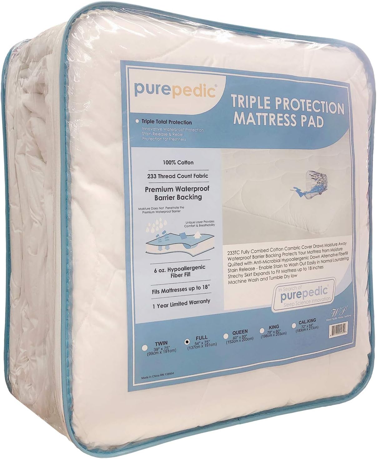 The Best West Pacific Home Fashions Mattress Pad - The Best Home