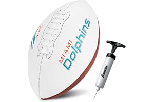 Franklin Sports NFL Autograph Football - Official Size White Panel Souvenir Football for Autographs + Signatures - NFL Team Fan Shop Memorabilia