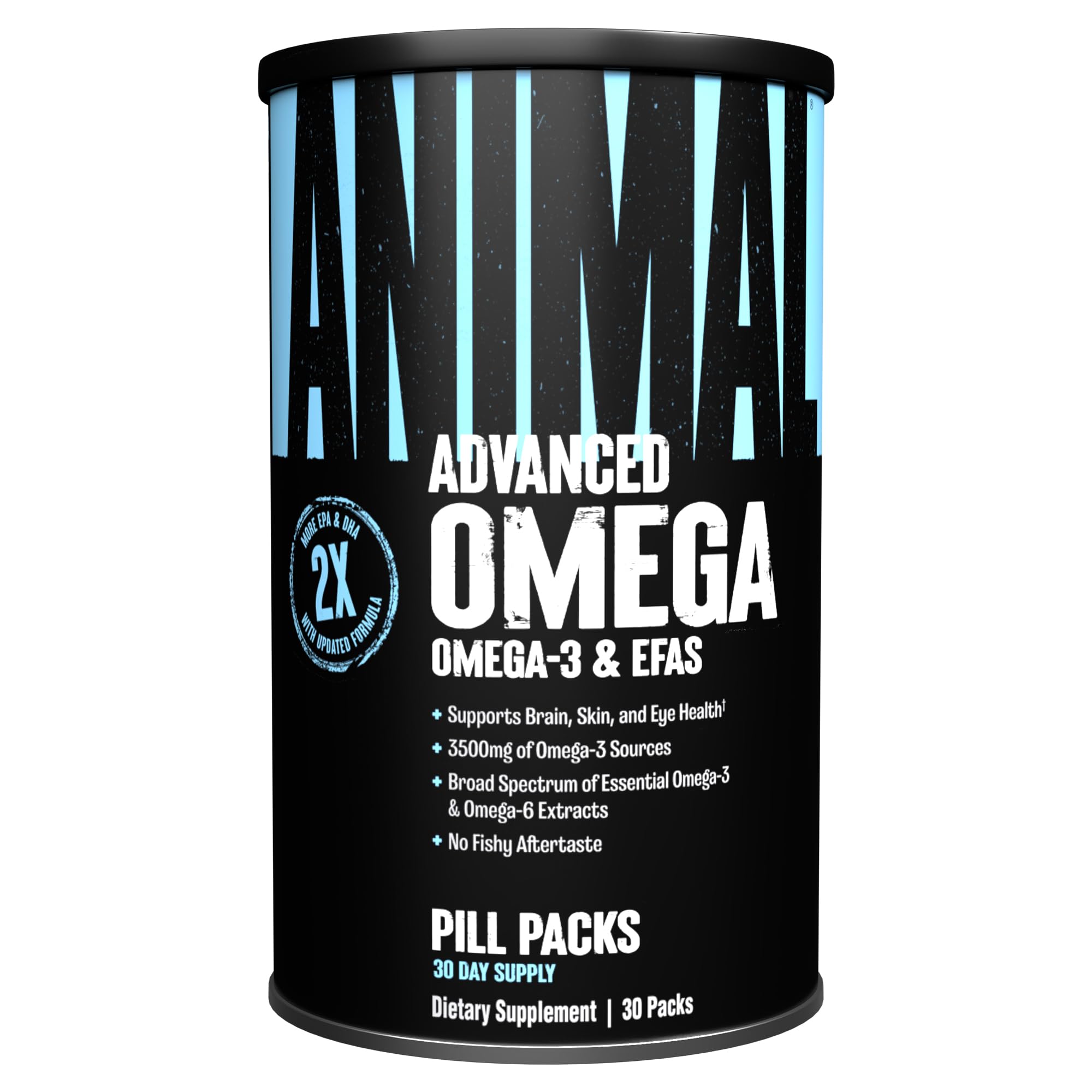 Animal Omega – Omega 3 & 6 Supplement – Fish Oil, Flaxseed Oil, Salmon Oil, Cod Liver, Herring, and More – Supports Cardiovascular & Joint Health – Enhances Metabolism – 30 Day Pack