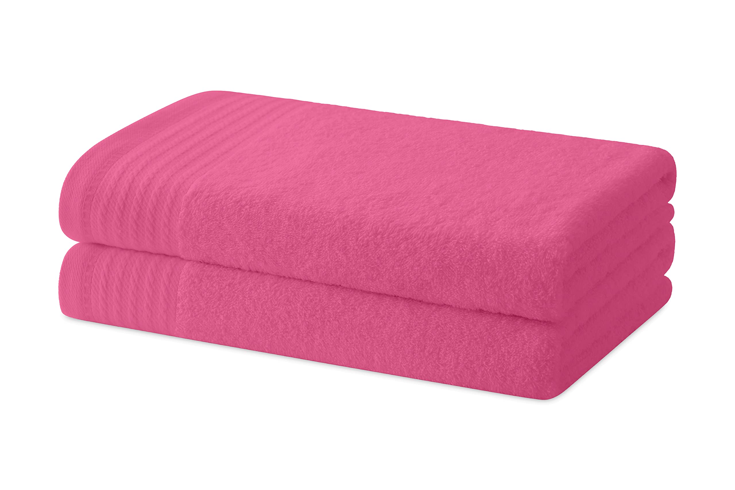 Degrees home - Set of 2 Bath or Shower Towels - Towel Set - 100% Cotton - 480 g/m2-130x65 cm