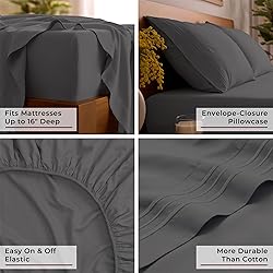 Mellanni Queen Sheet Set - 6-Piece Iconic
