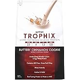 Syntrax Nutrition Trophix, Ultra Sustained-Release Protein Powder Blend, Real Cookie Pieces, Buttery Cinnamon Cookie, 2 lbs
