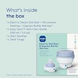 MAM Electric Steriliser & Express Warmer 6 Functions + 160ml Anti-Colic Bottle view 8