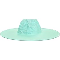 Twist-and-Fold Hat Women's Foldable Cotton Sun Hat, 18 in