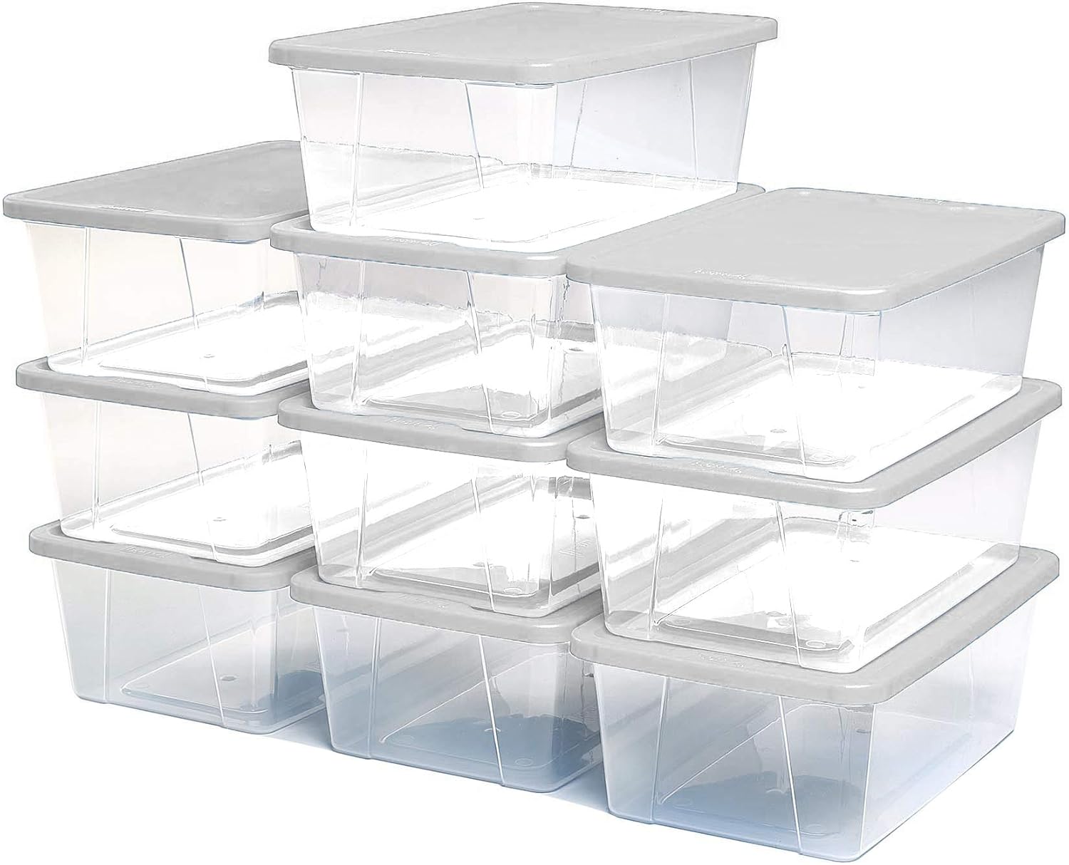 Target storage bins with lids