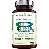 Stone Breaker Chanca Piedra Capsules, Dissolve Kidney & Gallbladder, Detoxify Urinary Tract, Flush Impurities, Kidney Support with Celery Seed Extract - 60 Veg Capsules