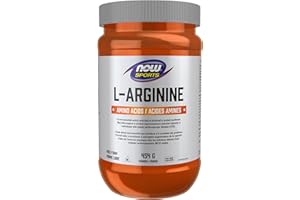 NOW Sports, L-Arginine Powder, Nitric Oxide Precursor, Amino Acids, 454g