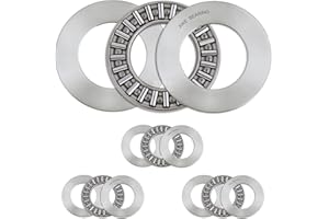 XIKE POWER UNLIMITED TRANSPORT XIKE 4 Pcs NTA1625/TC1625+2TWA Thrust Needle Roller Bearings 1" x1-9/16 with Washers, Fits DIY/Electric＆Manual Tools, Cars/Trucks/TWAilers/Two＆Three Wheelers, Agriculture/Industrial Machinery.
