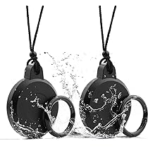 Amazon.com: Airtag Holder Waterproof Necklace Keychain Case
